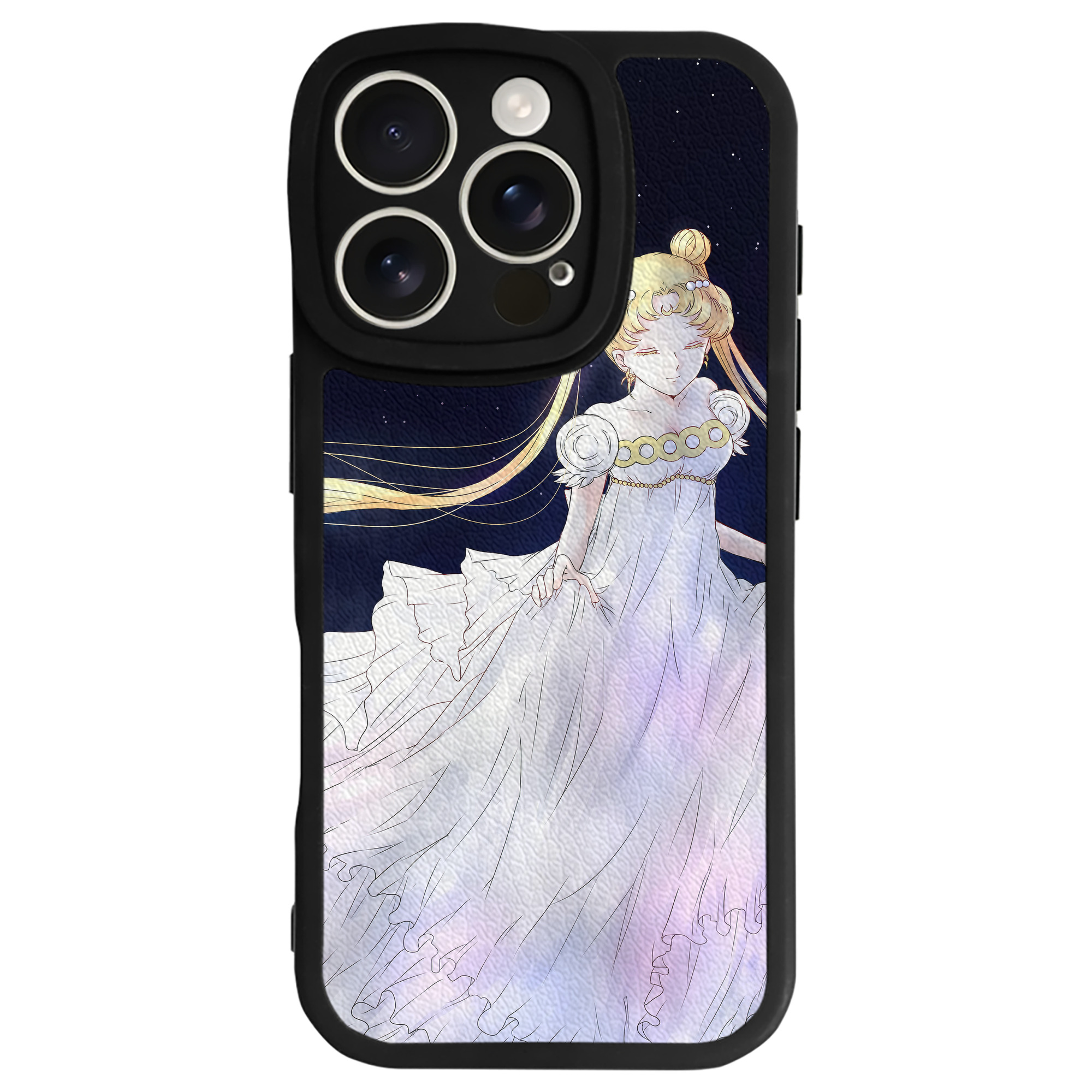 （画像用） 美少女戦士セーラームーン Sailor Moon 【iPhone 16シリーズ対応】シリコンスマホケース（レザー調） 材質：シリコン